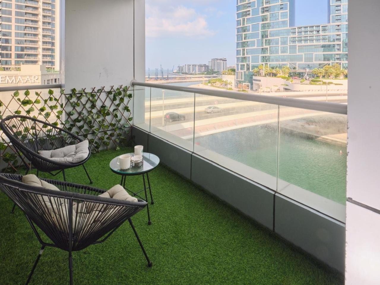 Wonderful Two Bed Room With Full Marina View Dubái Exterior foto