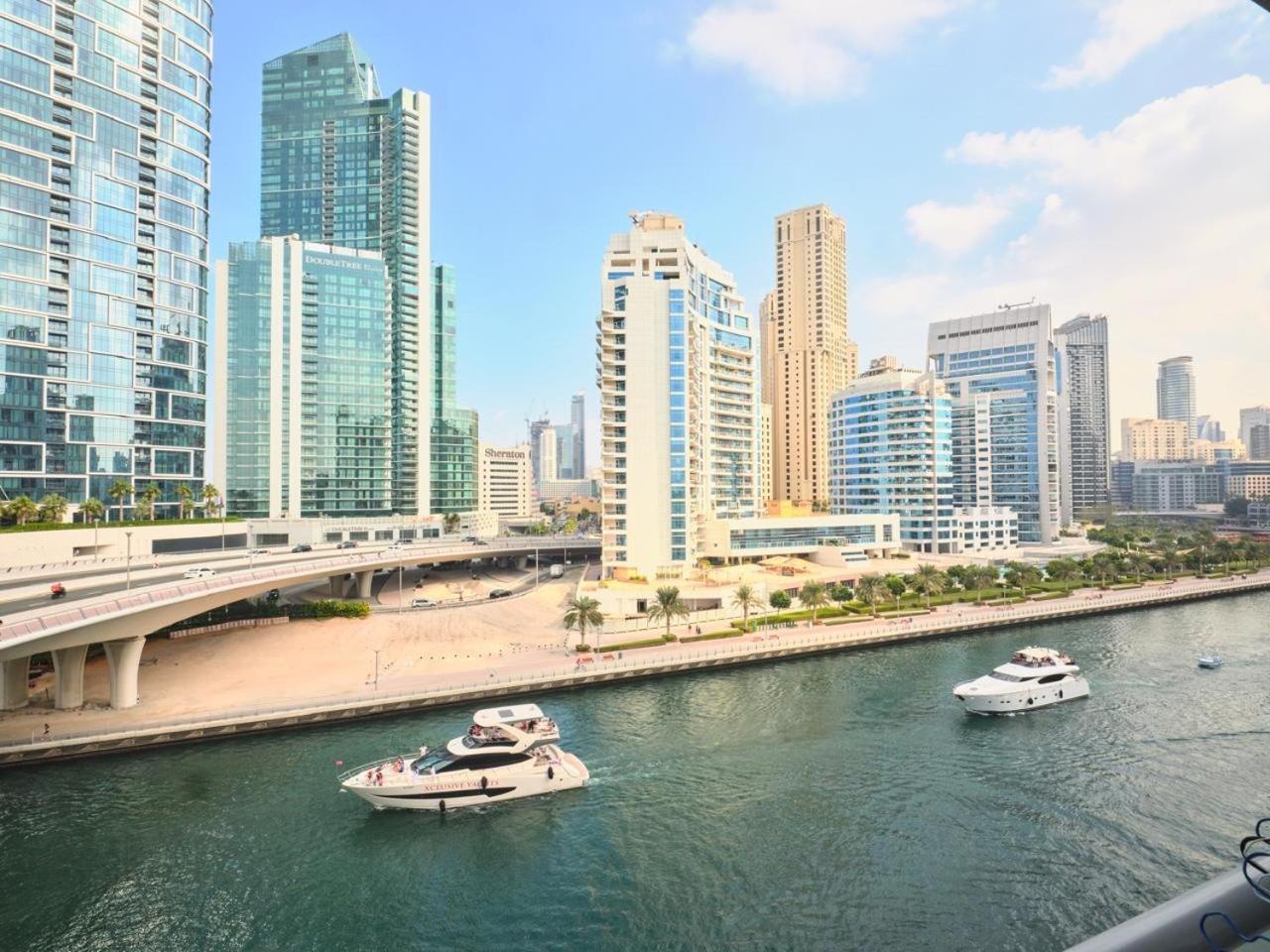 Wonderful Two Bed Room With Full Marina View Dubái Exterior foto
