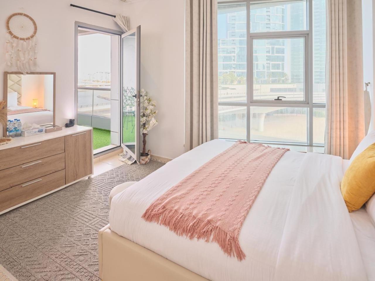 Wonderful Two Bed Room With Full Marina View Dubái Exterior foto